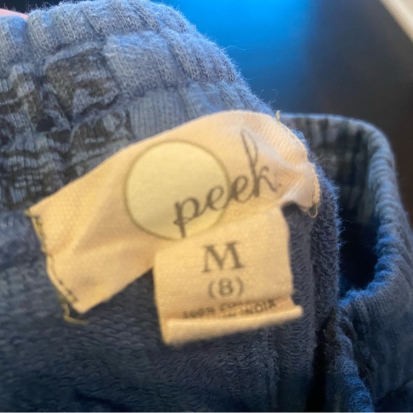 Peek Size M/8 cotton jogger/ sweat pant w Grand Prix design & drawstring waist. - Picture 2 of 3